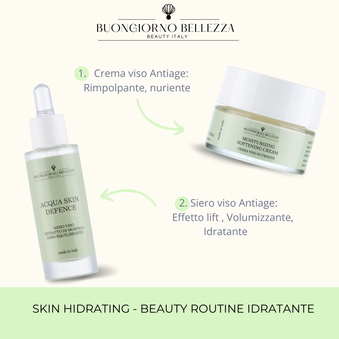 SKIN HYDRATING - BEAUTY ROUTINE IDRATANTE PROTETTIVO - CREMA VISO + SIERO VISO